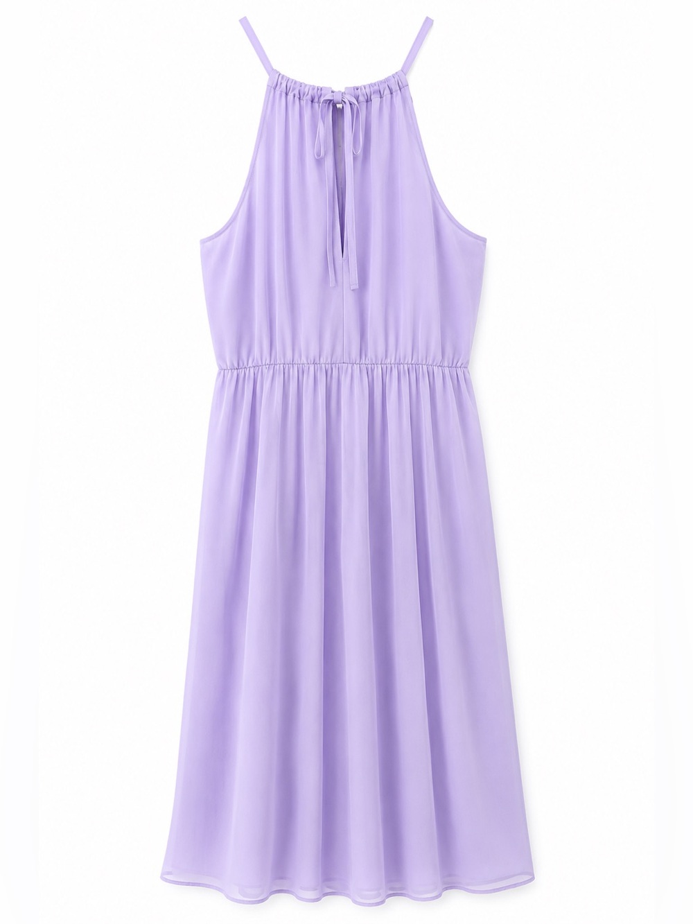 Torrid Lavender High Neck Keyhole Dress - Picture 2 of 12